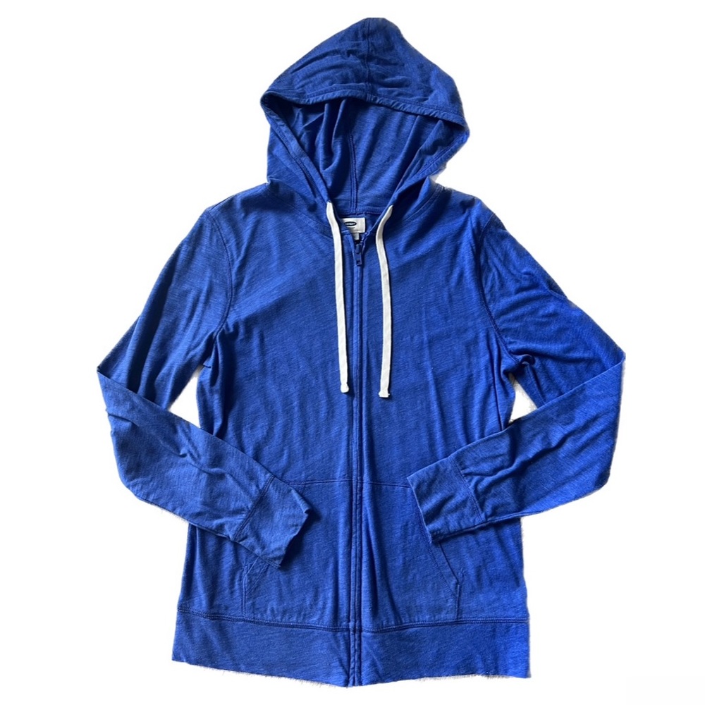Zip-up blue hoodie from Old Navy